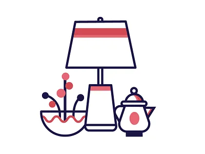 Home - Restyled decor home illustration lamp