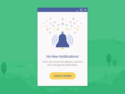 Material Notification Popup android app button color google icon illustrations lollipop material profile tabs ui