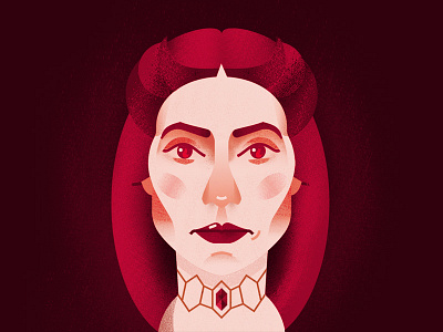 Lady Melisandre character games of heads gamesofthrones got illustration melisandre playoff portrait