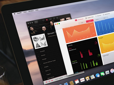Health + Responsive UIKit for Music health healthkit mac macos music os x ui ux