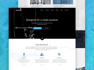 Landing Page from Dark Side dark design flat landing web