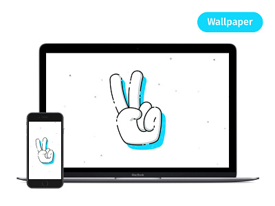 Chill out - Free Wallpaper & Poster chill free freebie hand illustration peace stroke wallpaper