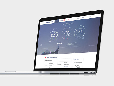 Credit Score Dashboard credit dashboard design enterprise scores throwback ui web
