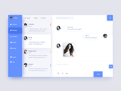 Chat interface design chat design interface
