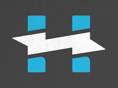 Hi-Lite Electric - Secondary Logo blue bolt charcoal h icon lightning logo shadow sharp strong teal