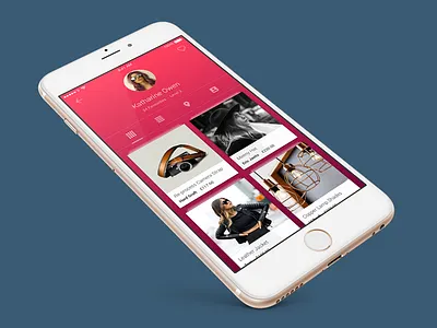 Profile exploration animation e commerce favourites gif pink products profile saves shop user