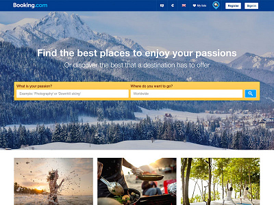 Destination Finder - Booking.com booking.com destination finder destinations passions travel
