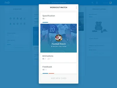 Trello Concept List app board concept dashboard material redesign trello ui user interface
