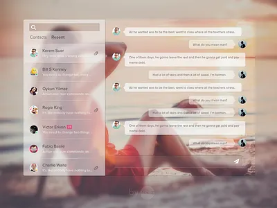 #Dailyui #013 : Direct Messaging clean daily ui direct messaging interface message minimal simple ui web