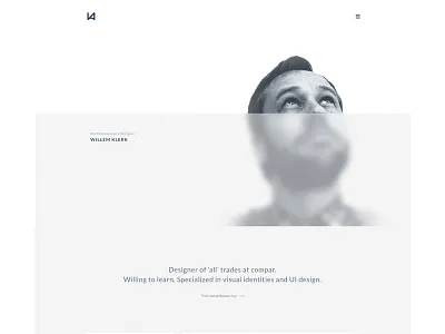 clrq.nl clean portfolio semplice transparency ui webdesign white