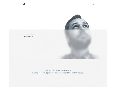 clrq.nl clean portfolio semplice transparency ui webdesign white