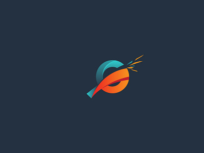 Search Spark concept design logo magnifying glass search spark