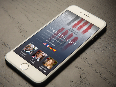 Multidub - Movie Details app design ios sketch ui user interface video