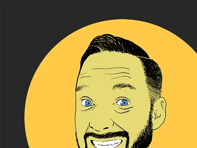 iPad Pro Self Portrait adobe hand drawn self portrait vector