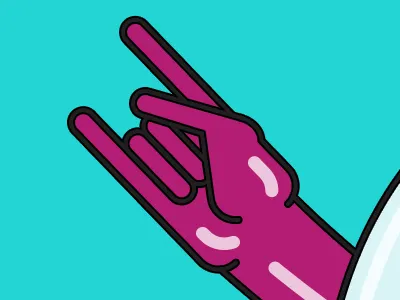 Nudo color colorful fun hand hands illustration playful screensaver