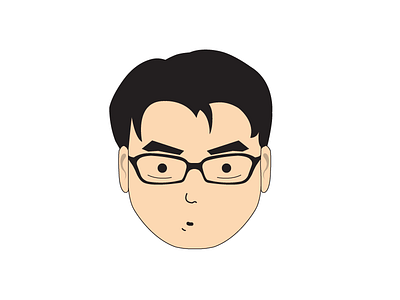 Kerby expression face head illustration portrait vector