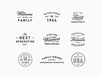 Hallway Feeds badge branding crest lockup logo script typography