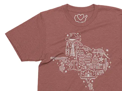 Dont Mess With Texas apparel frontier illustration lone star state state tshirt texas tshirt tshirt design usa