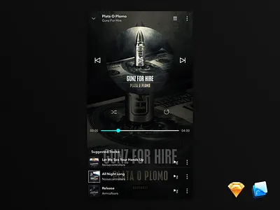 Tidal [FramerJS Prototype] app coffeescript framer framerjs ios music player tidal