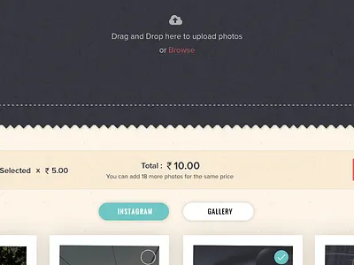 printagram Upload toggle on items page bootstrap bootstrapguru drag and drop retro toggle upload vintage
