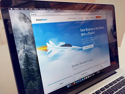 Data Science in the Cloud aircraft cloud data science datarobot illustration