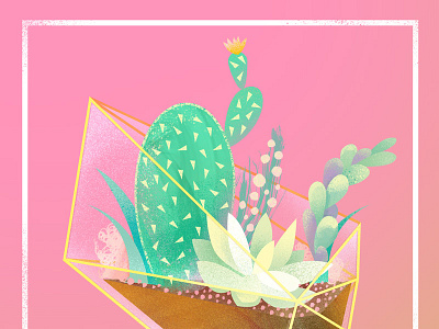Terrarium succulent terrarium