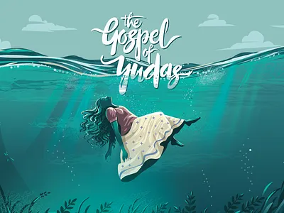 Book cover - Exploration book cover fiction float india lake levitate story vector