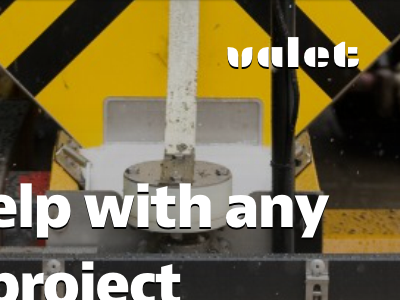 valet responsive homepage