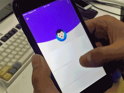 Refresh android delacro design gif ios mobile motion phone principle sketch