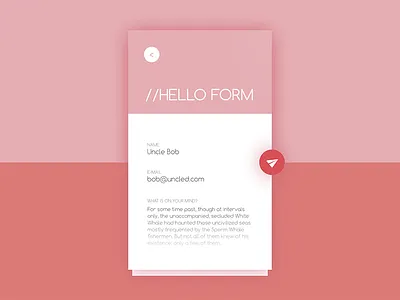 Daily UI :: 27 - Contact Form contact daily ui dailyui flat form subscribe