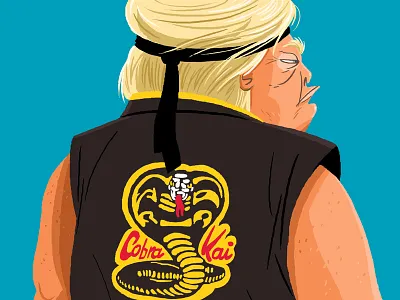 Daily Drumpf drumpf editorial karatekid makeamericadrumpfagain politics sweeptheleg trump