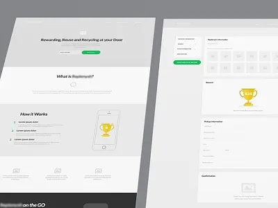 Website Wireframes login trash web website wireframe