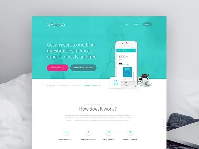App landingpage doctors hospital iphone landingpage medical questions splashpage ui web webdesign