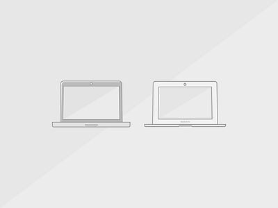 Macbook apple black computer flat gray icon illustration macbook macbookair macbookpro white