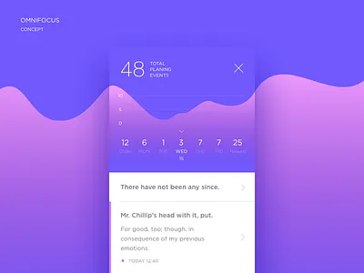 ✅ OmniFocus concept app calendar concept dashboard ios material odessa omni omnifocus omnigroup ukraine