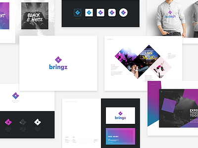 Bringz Brand Guide brand brand guide color colour colours identity logo styleguide typography
