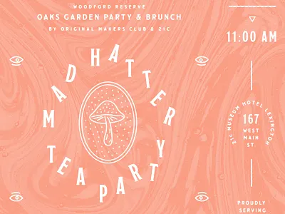 Mad Hatter blksmith event invite layout type