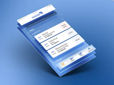 Airport App airplane airport app concept flight ui ui design