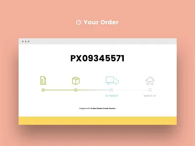 Track Your Order buying daily ui order ordering progress bar shipping