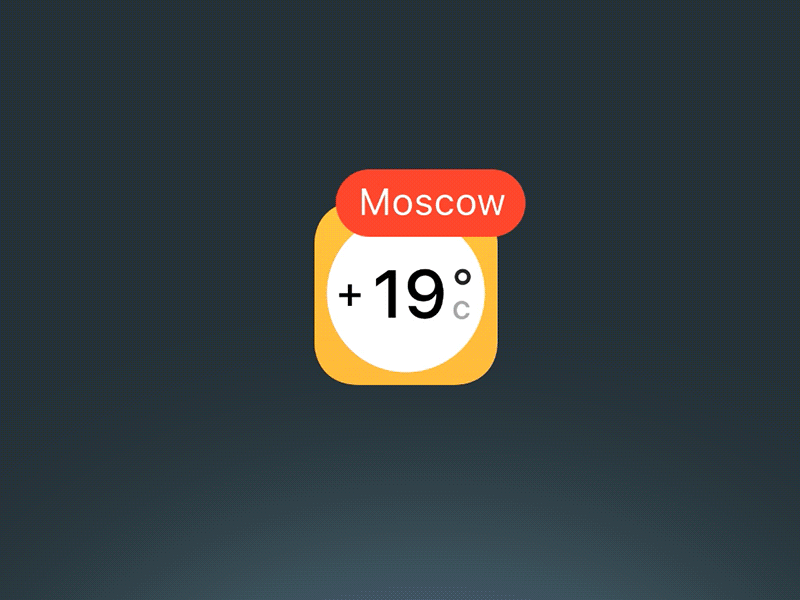 Weather Animate App Icon animate app gif icon ios principle sketch weather