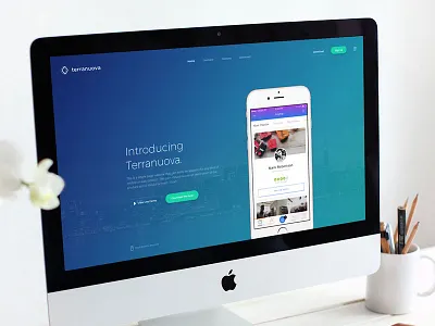 Mobile App Landing Page app design ios landing page theme website