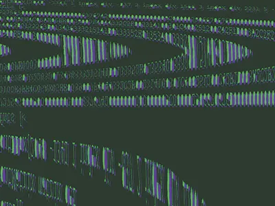 Glitch Code 3 art code glitch scan type