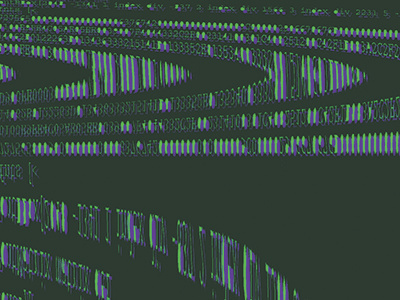 Glitch Code 3 art code glitch scan type