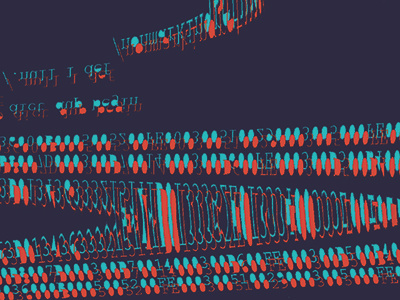 Glitch Code art code glitch scan type