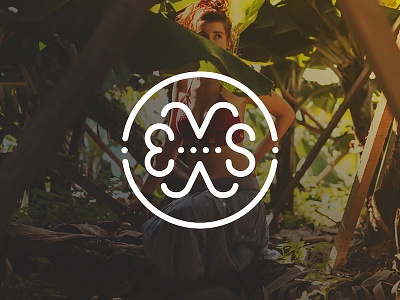 EVAS badge branding evas handmade clothing line logo line style logo logo