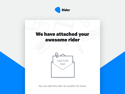 Email attachment dm download email icon illustration