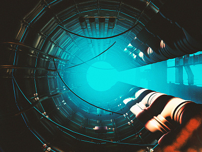 Home sick C c c4d cinema 4d concept concept art digital art illustration photoshop scifi type