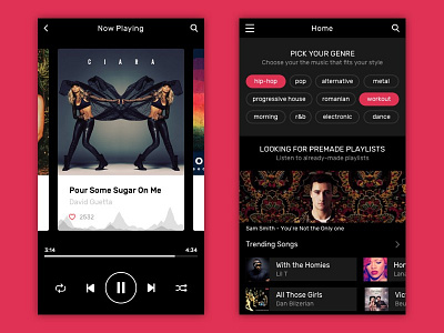 Soundify Music App app apple music sound ui user interface ux