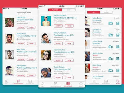 Experiment More Screens clean ios9 iphone minimal