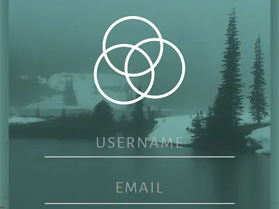 Simple login interface concepting design mobile sketch ui ux